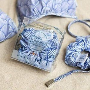 Invisibobble Spiral Sprunchie Hair Tie Limited Edition Resort Wear Blue - 2PK